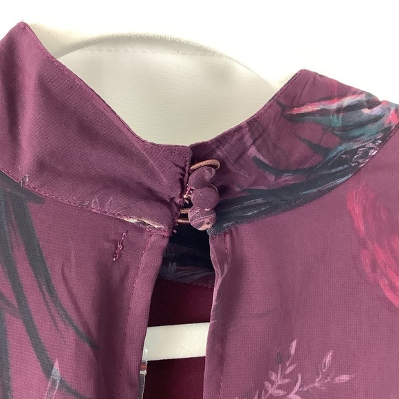 ASOS Hope & Ivy Long Sleeve Midi Maternity Dress with Crochet Trim - Picture 9 of 12